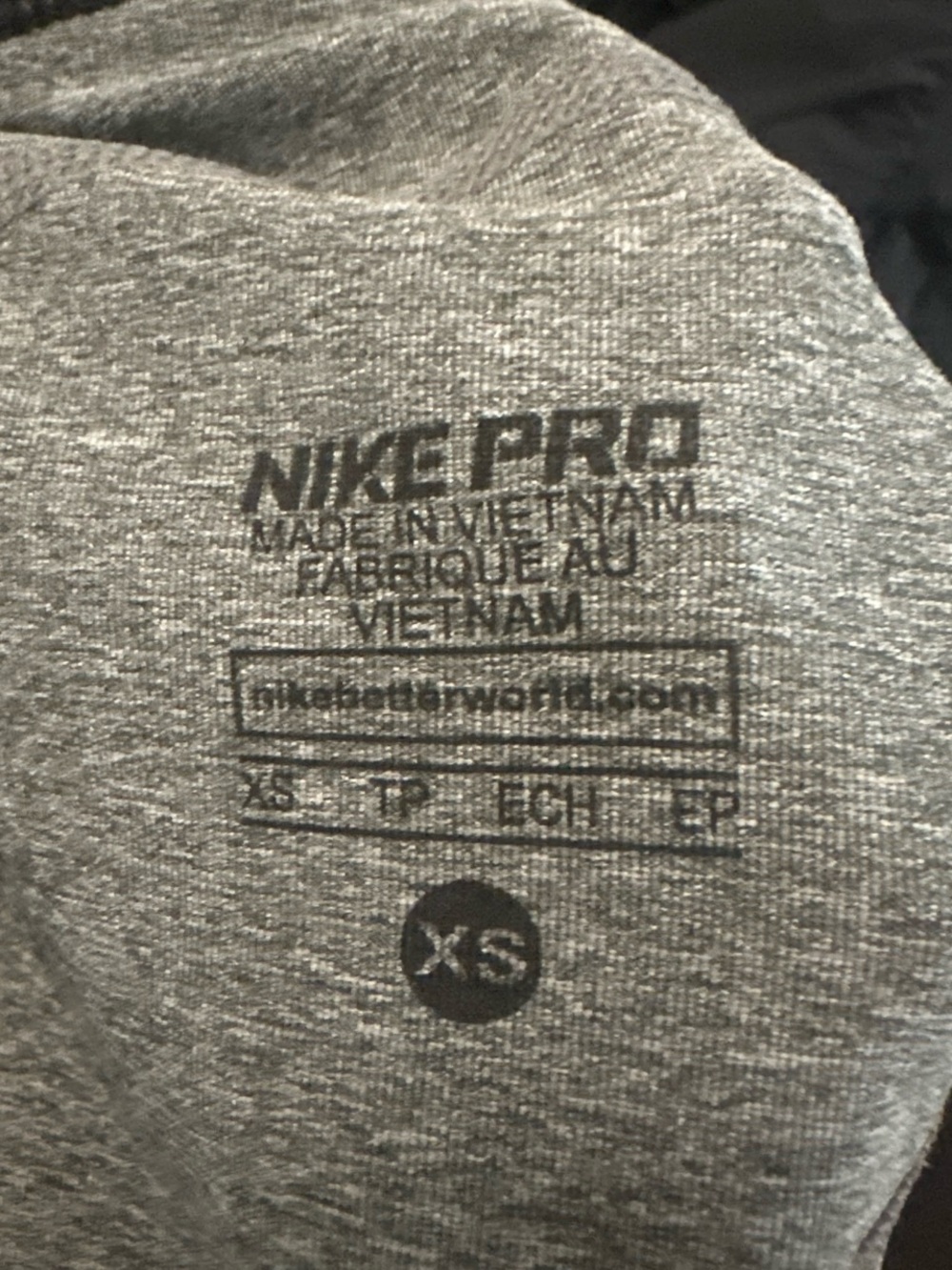Nike Pro Women’s Gray Shorts - Picture 2 of 3